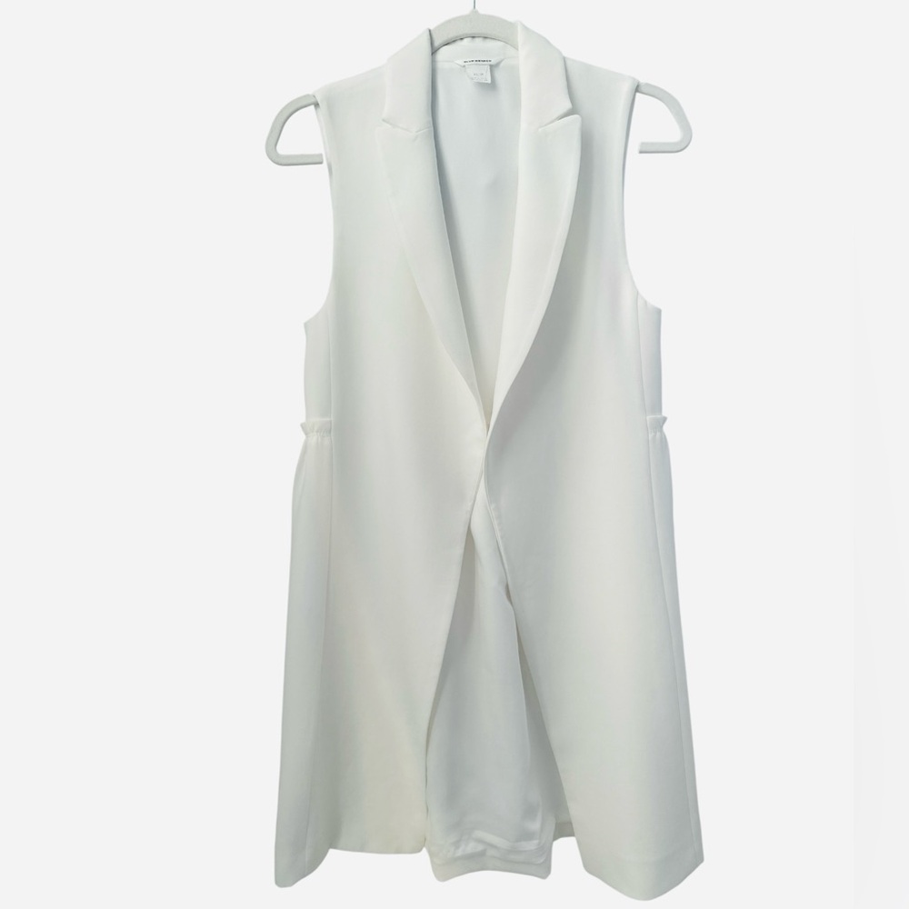 Club Monaco Women White LUKKENA VEST XS
